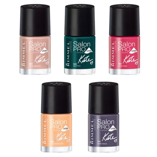 Rimmel倫敦芮魅與時尚超模凱特摩絲獨家聯名指彩,引領潮流的指標色調!