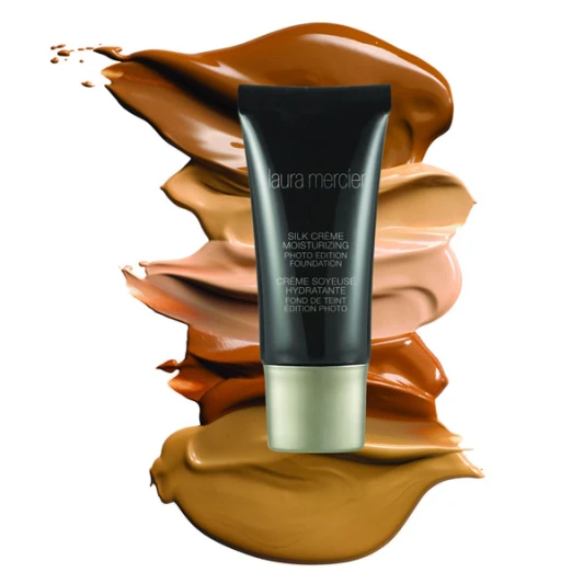 創造完美上鏡的奇蹟底妝laura mercier 絲緞光/絲絨霧粉底液