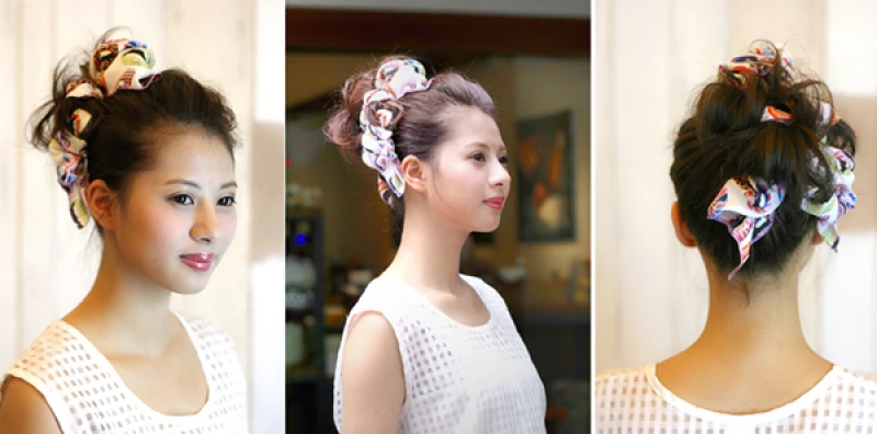 夏日變身絲巾女孩！清涼感髮型大公開！