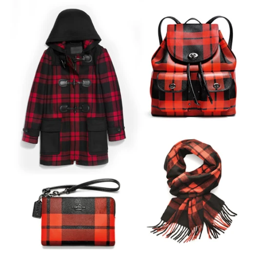 紅黑格紋超搶眼！Coach秋季系列詮釋中性時尚態度