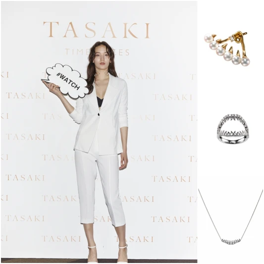 美日混血名模松岡莫娜完美詮釋TASAKI優雅珠寶的反叛