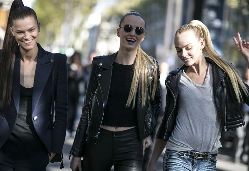 人手一件 入冬必備！歐美型人的黑皮衣穿搭選集