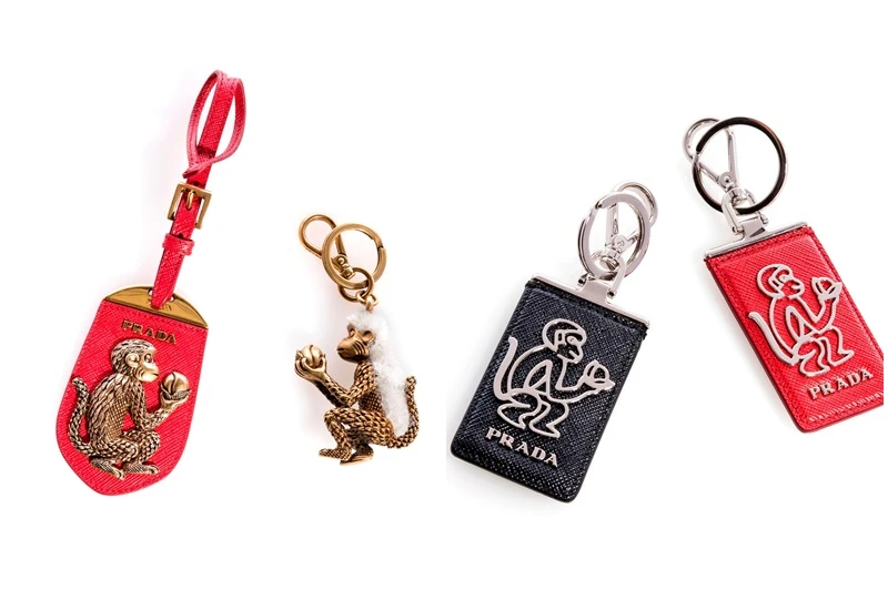Prada小猴迎新年！時尚配件黑紅配