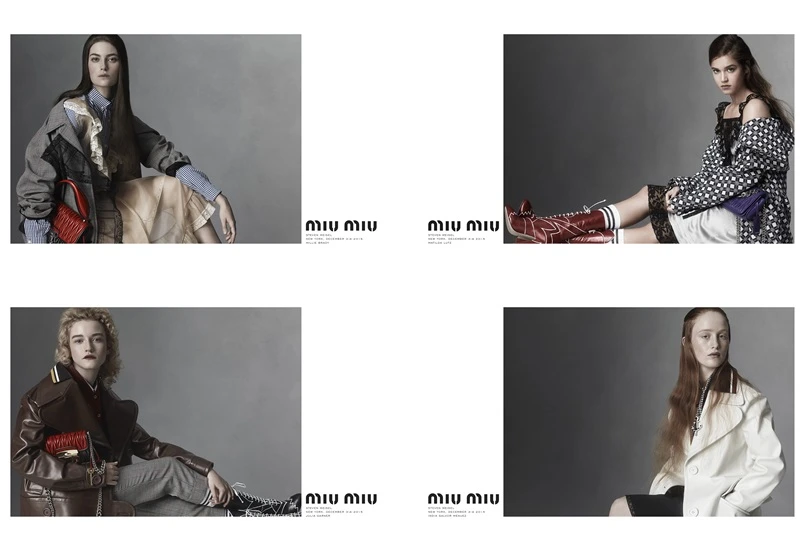 影壇新秀登上Miu Miu 2016春夏廣告！優雅肖像展現中性之美