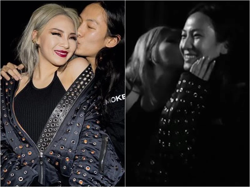 令人羨慕的好交情！王大仁Alexander Wang秀後，CL甜送香吻