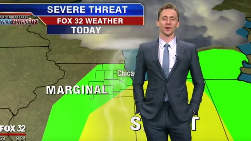 還有什麼是你不會的!「洛基」湯姆希德斯頓搞笑報氣象處女秀