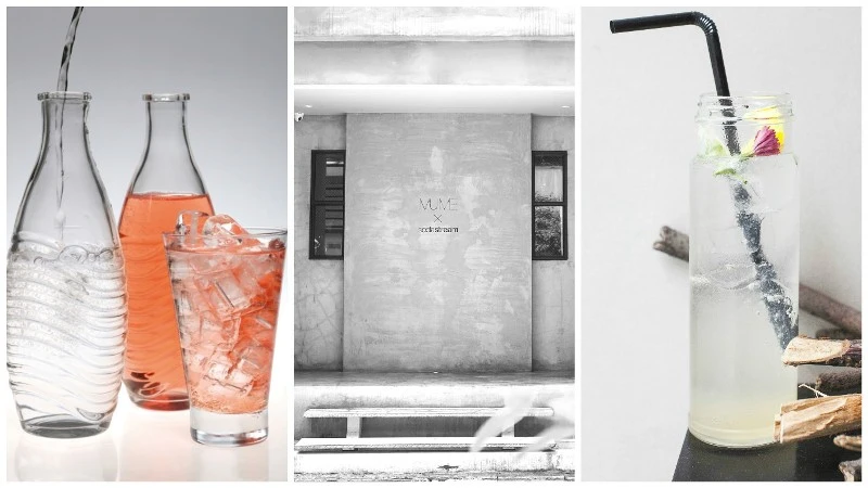 氣泡水時髦喝法，MUME初夏限定兩款塑型
