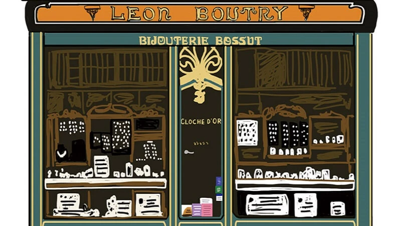 城市色票觀察日記：Bijouterie Bossut- A la cloche d&#039;or金鈴鐺珠寶店
