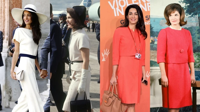 賈桂琳甘迺迪v.s Amal Clooney！40年後照樣經典的10個優雅造型
