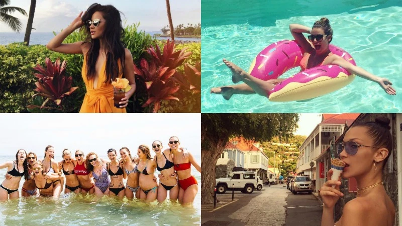 邀姊妹一起假掰！學好萊塢明星超模夏日IG美照這樣拍