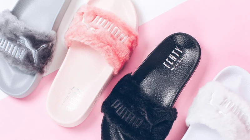 全新版本多了灰色！蕾哈娜操刀PUMA x FENTY絨毛拖鞋夢幻開賣