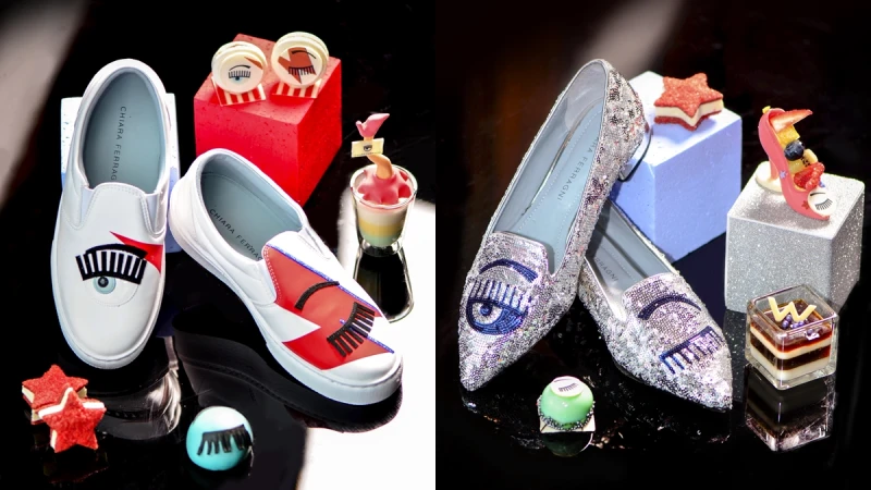 Chiara Ferragni眨眼鞋穿眉環！限定推出W Hotel聯名夢幻午茶