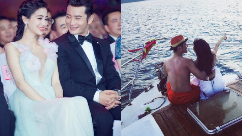 Angelababy真的懷孕了！黃曉明po幸福背影照證實：「三個人的旅行，以後還要一起很多次。」