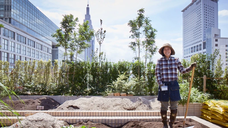 【東京綠化特輯】新宿頂樓的天空綠意