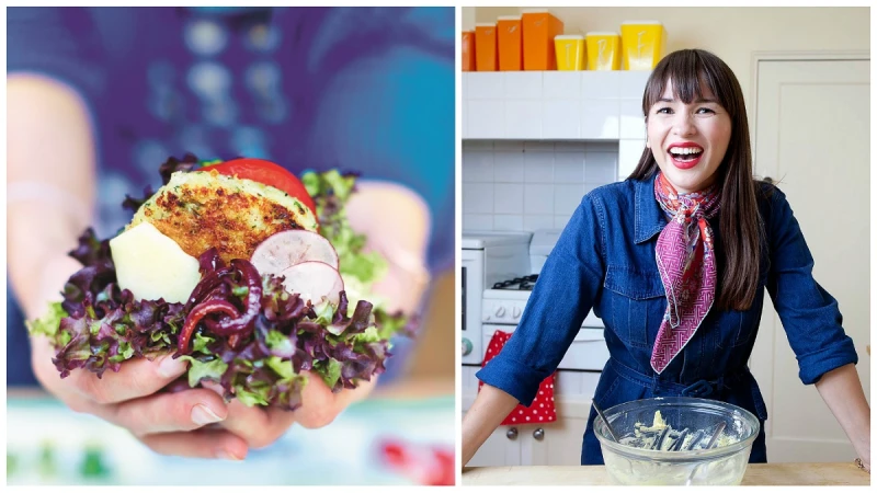 【獨家食譜】快來跟甜姐兒大廚邱瑞秋一起做花椰菜漢堡