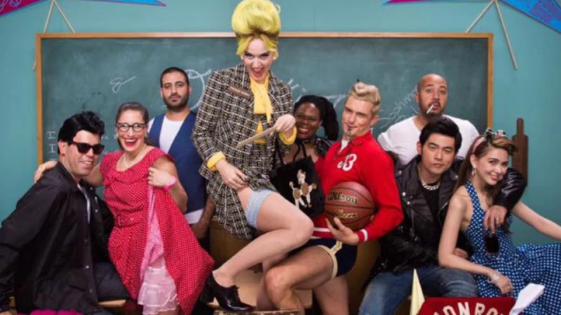 最強萬聖節合照！昆凌、周杰倫與凱蒂佩芮、奧蘭多布魯情侶檔一起搞怪入鏡