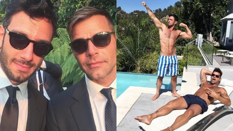 「我願意和你共度一生。」瑞奇馬汀和帥男友甜蜜結婚，浪漫求婚過程曝光