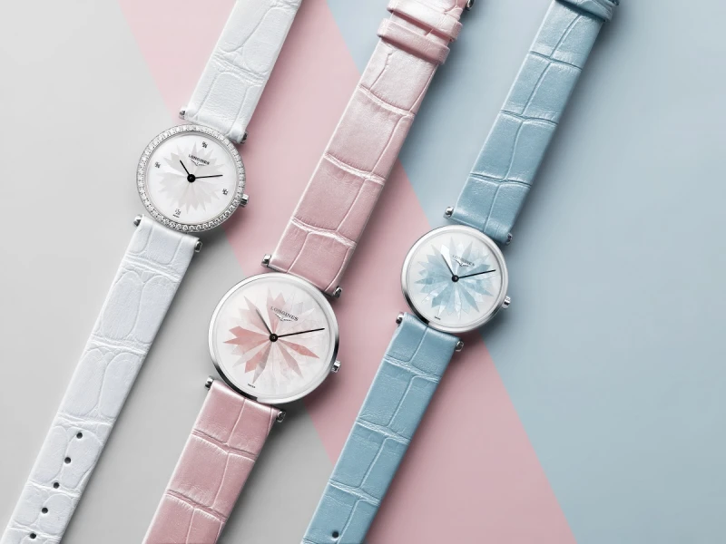 LONGINES浪琴表優雅粉色腕錶 百搭演繹派對時尚 