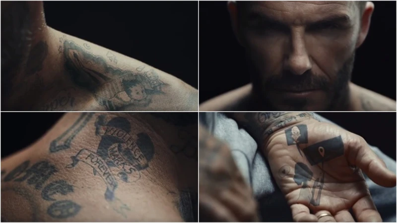 呼籲反暴力！貝克漢夫婦齊發聲：「我用紋身來代表快樂的回憶，但孩子們身上的暴力印記卻是他們無法選擇。」