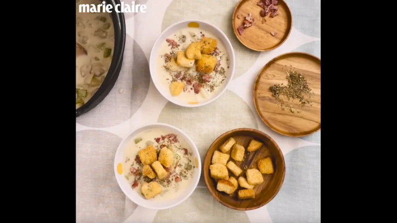 【姊弟煮廚週末上菜】蛤蠣濃湯 Clam Chowder