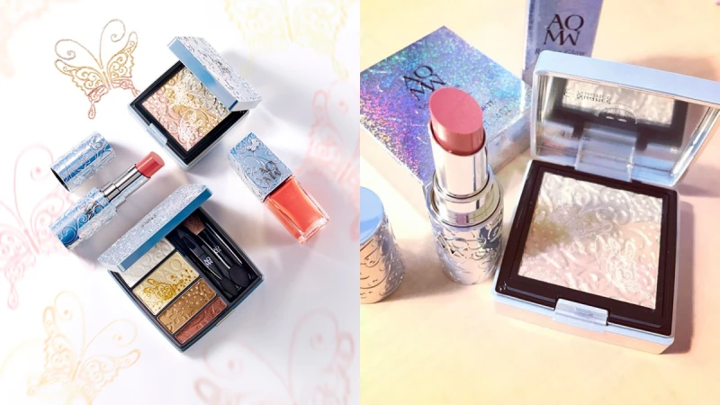 暖暖蜜桃橘唇色使優雅度大增！黛珂2017全新春妝翩翩舞蝶飛上銀色外盒也太夢幻了吧