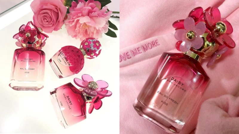 桃粉漸層瓶身美慘了！Marc Jacobs雛菊系列再推出臉紅紅心跳加速的小親親限量版