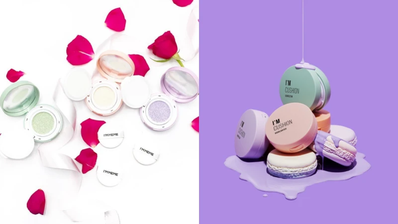 黑眼圈、敏感、暗沉肌有救啦!I'M MEME再推3款馬卡龍色號氣墊粉餅