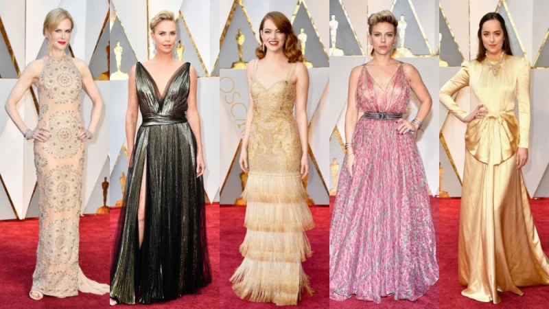 2017奧斯卡登場！艾瑪史東、史嘉蕾、達科塔強森紅毯造型直擊