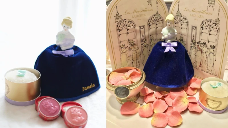 浪漫法國仕女陶瓷人偶！5週年限定蕾美繆思柔膚香粉 ，肌膚就像穿上一層透明薄紗實現零毛孔膚質