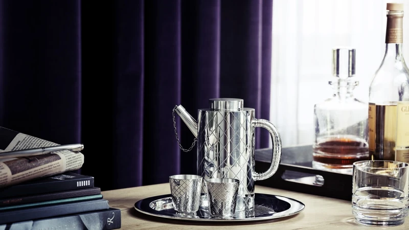 丹麥皇室酒器、精緻銀雕餐具…GEORG JENSEN銀雕古董巡迴展登台展出！