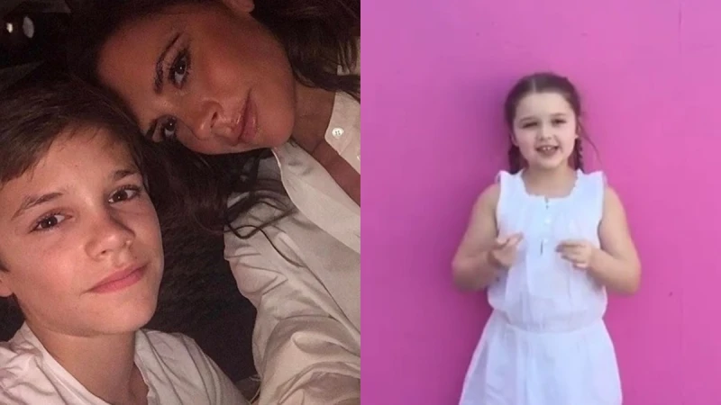 貝嫂43歲最棒的生日禮物！女兒小哈潑萌唱生日快樂歌