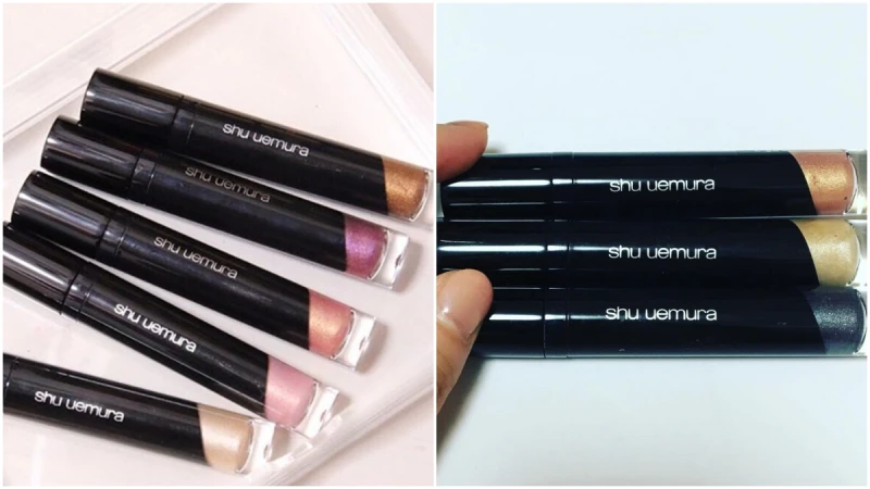 鎖定氣質爆表的#玫瑰粉金,就在灑了一層金箔好顯色!植村秀全新8色金屬光燦眼影蜜,持久不會暈染質地超乎想像輕盈服貼