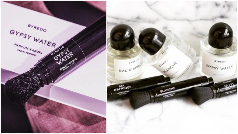 輕輕一刷細緻的白色香粉撲鼻而來！BYREDO推出熱帶爵士、返樸歸真、吉普賽之水KABUKI隨身香粉刷