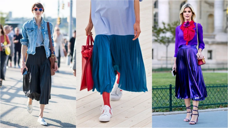百褶裙不再是乖學生的專利，而是時髦達人的百變選擇！