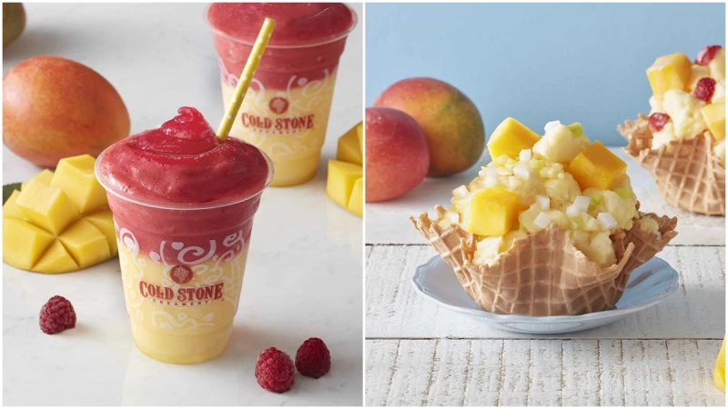 愛文芒果與情人果的酸甜組合 ！COLD STONE夏日芒果季冰品6月開跑