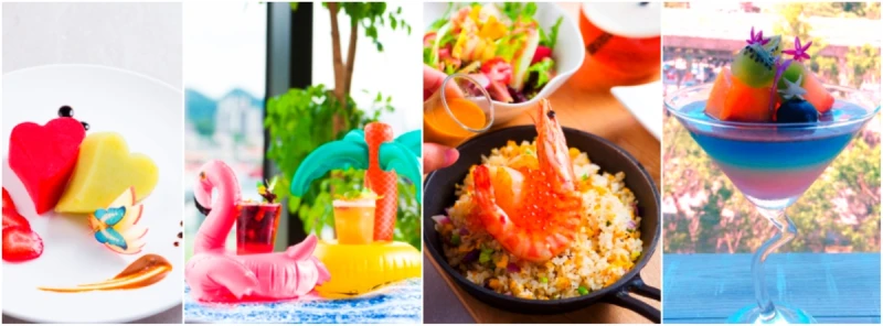 彩虹火鶴愛心濾鏡風格 家傢酒夏日限定粉嫩料理 不下水也有消暑好心情