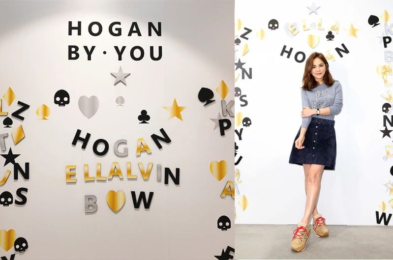 誰拿得穩手機！Hogan找來爆笑辣媽Ella示範新推出的專屬訂製鞋服務！