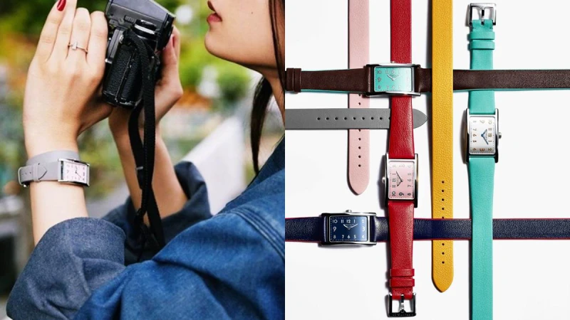 夢幻新色！粉色錶盤搭配灰色錶帶、知更鳥蛋藍色錶帶、錶殼鑲鑽... Tiffany &amp; Co. East West腕錶系列新成員絕美報到