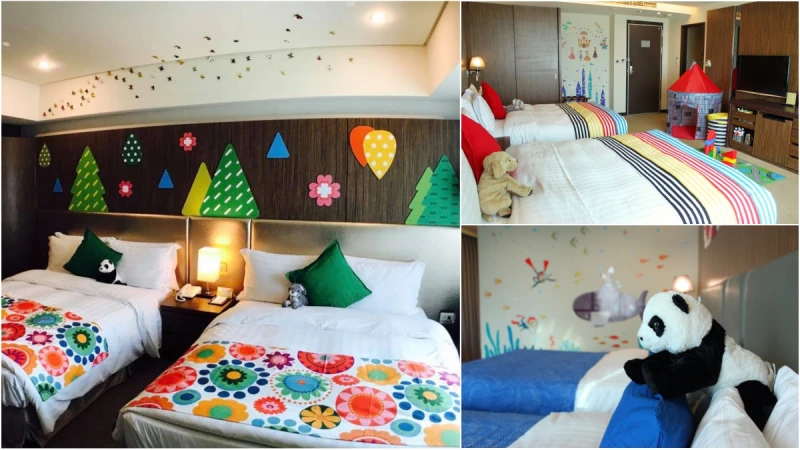 「公主城堡」、「海洋世界」、「馬戲團樂園」每個房間都超可愛！台中兆品酒店打造6款限量親子主題房型