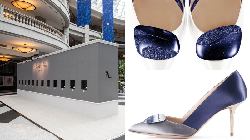 以普普教父創作打造鑽石貝殼鞋款！超高回頭率跟鞋R · SANDERSON 