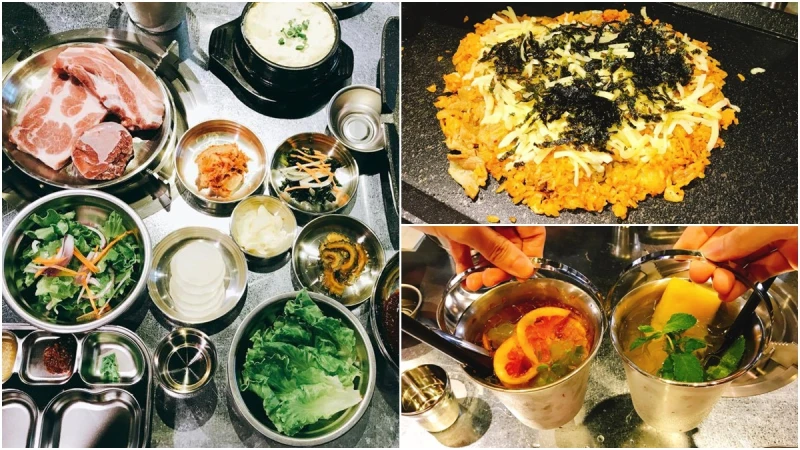 泡菜肉彈一剪開就讓人驚呼!中永和美食再+1,店內充滿工業風的「51bbq 韓式燒肉」餐廳