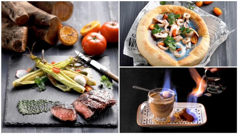 海洋燻烤透抽、火燒豬肋排 『棧F.M.L Café花苑拿鐵』眼睛味蕾都開胃 