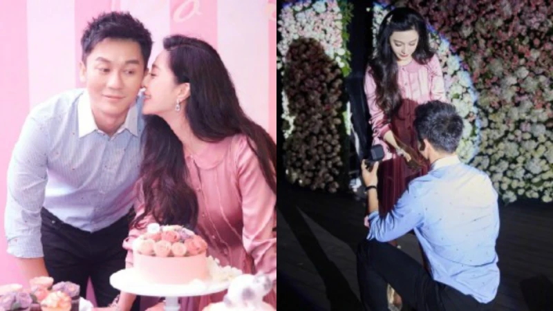 終於修成正果！范冰冰要嫁了，男友李晨單膝下跪求婚成功