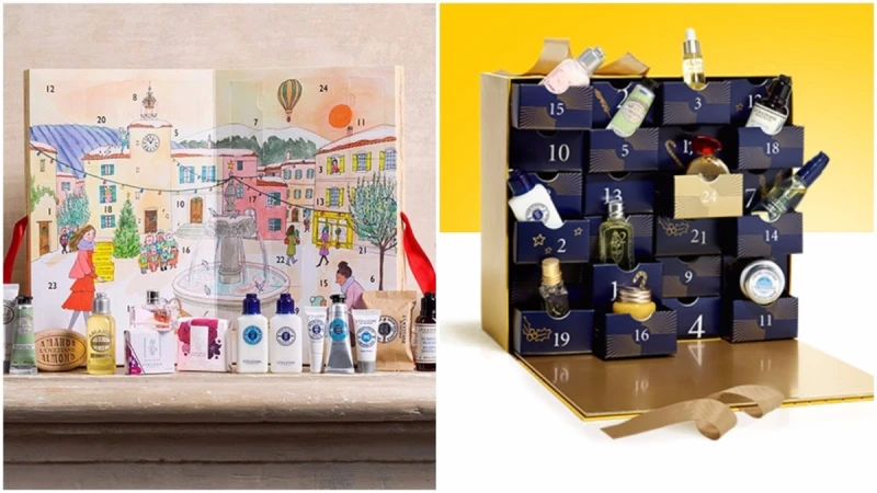 非收不可!L'Occitane歐舒丹一次推出兩款聖誕倒數月曆,典藏版還驚喜隱藏台灣未上市人氣商品~