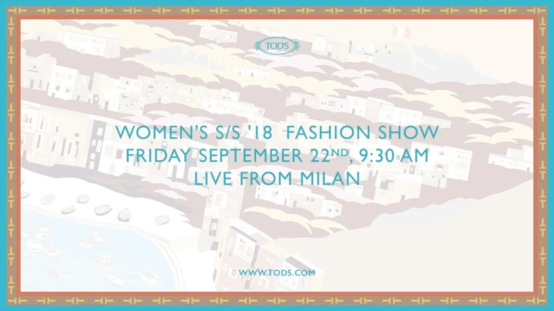 【米蘭時裝周】TOD’S 2018春夏大秀，許你一個義大利美夢！