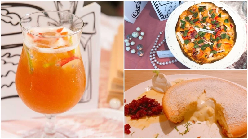 淋上鹹蛋黃流沙醬的爆漿鬆餅好誘人!時尚餐酒館「Petit Doux.微兜」新分店進駐台北東區