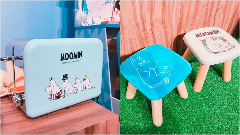 烤出2面嚕嚕米的烤麵包機、超療癒毛絨絨小板凳少女心又爆發！屈臣氏全新嚕嚕米集點整個萌翻天