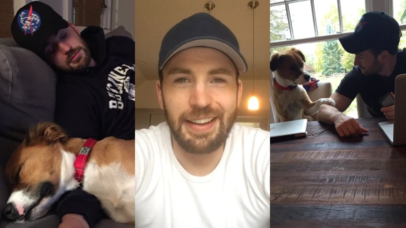 愛狗男人才性感!又親又舔、擁著入睡...「美國隊長」克里斯伊凡和毛小孩這些互動讓人超羨慕