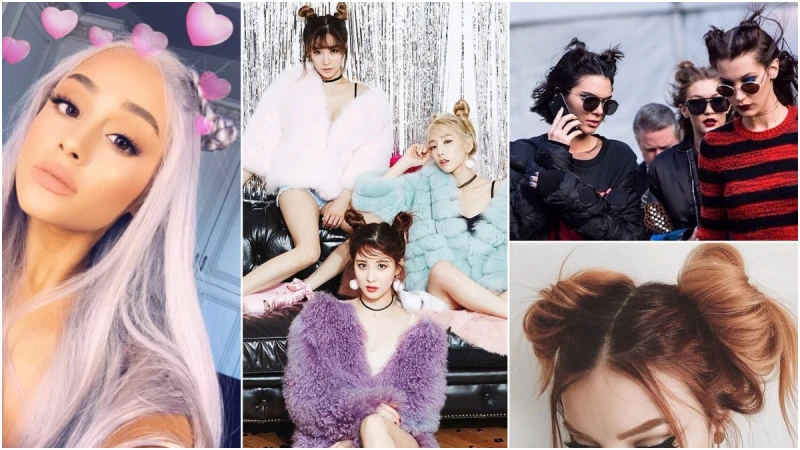 半丸子頭退場，本季「雙丸子頭」才是大勢！