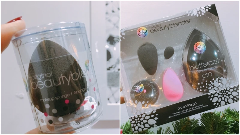 「美妝蛋竟然變黑色了」beautyblender PRO晶鑽黑系列,值得入手的3大理由(加映聖誕組合)